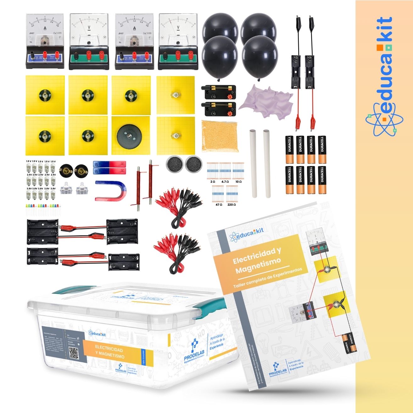 Kit de electricidad Completo - Prácticas de electricidad