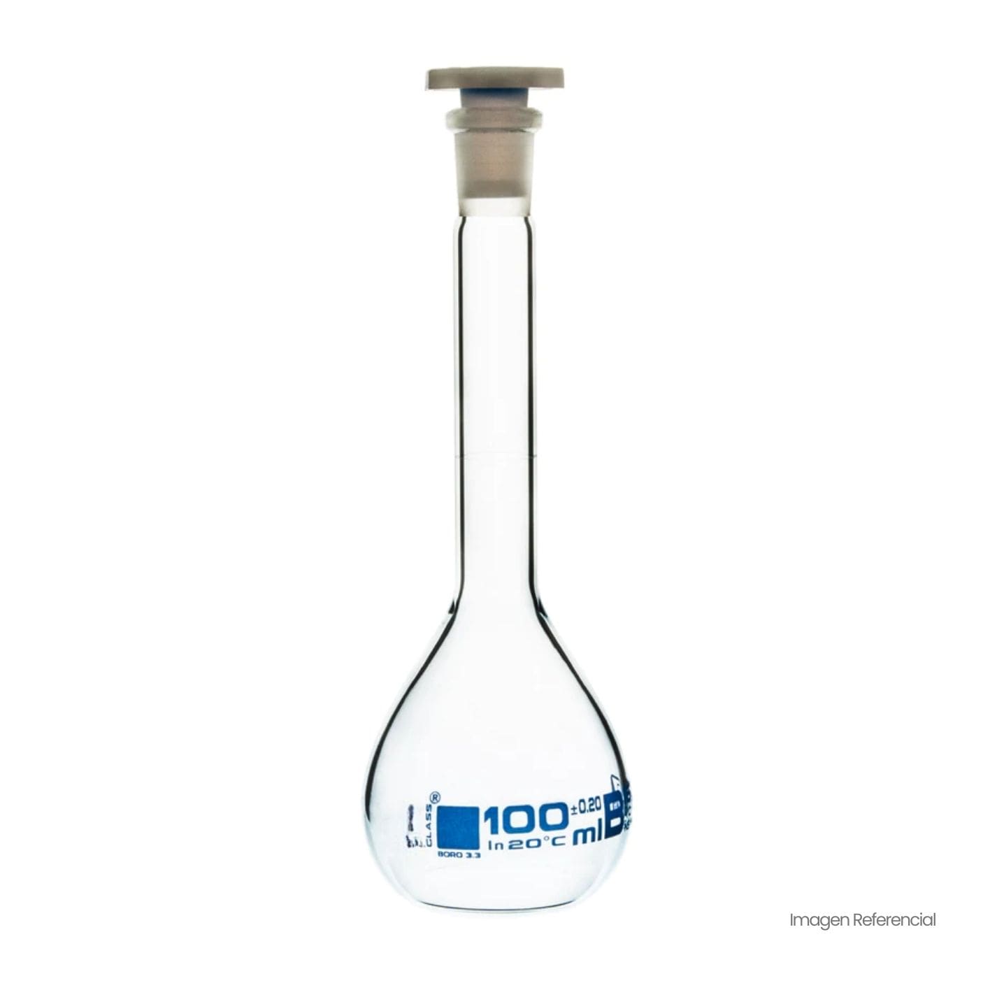 Matraz Aforado con tapa 50 ml