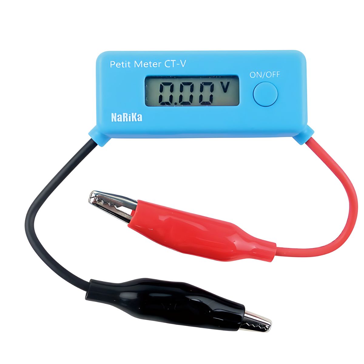 Mini Voltímetro Digital con Cable caimán – narika®