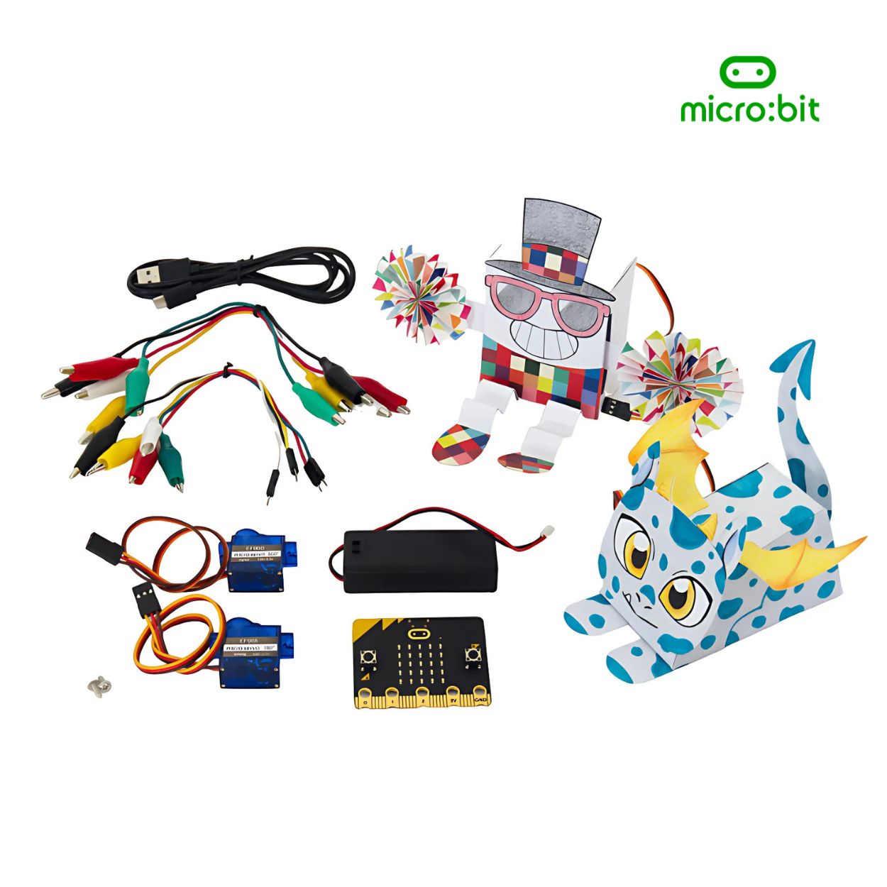 OKDO – Construye robots de papel con BBC micro:bit