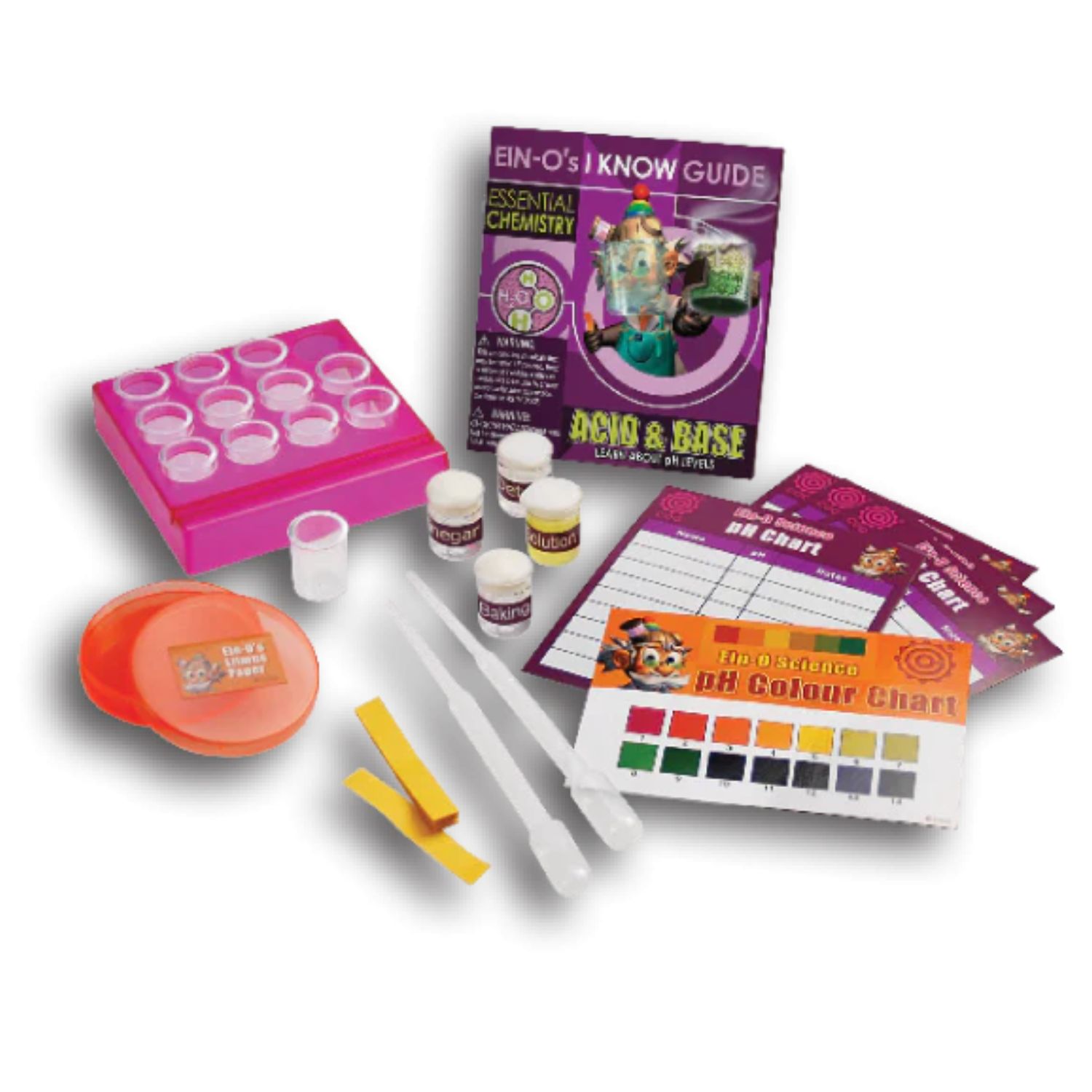 Kit Experimentos Ácido – Base de Ein-O Science