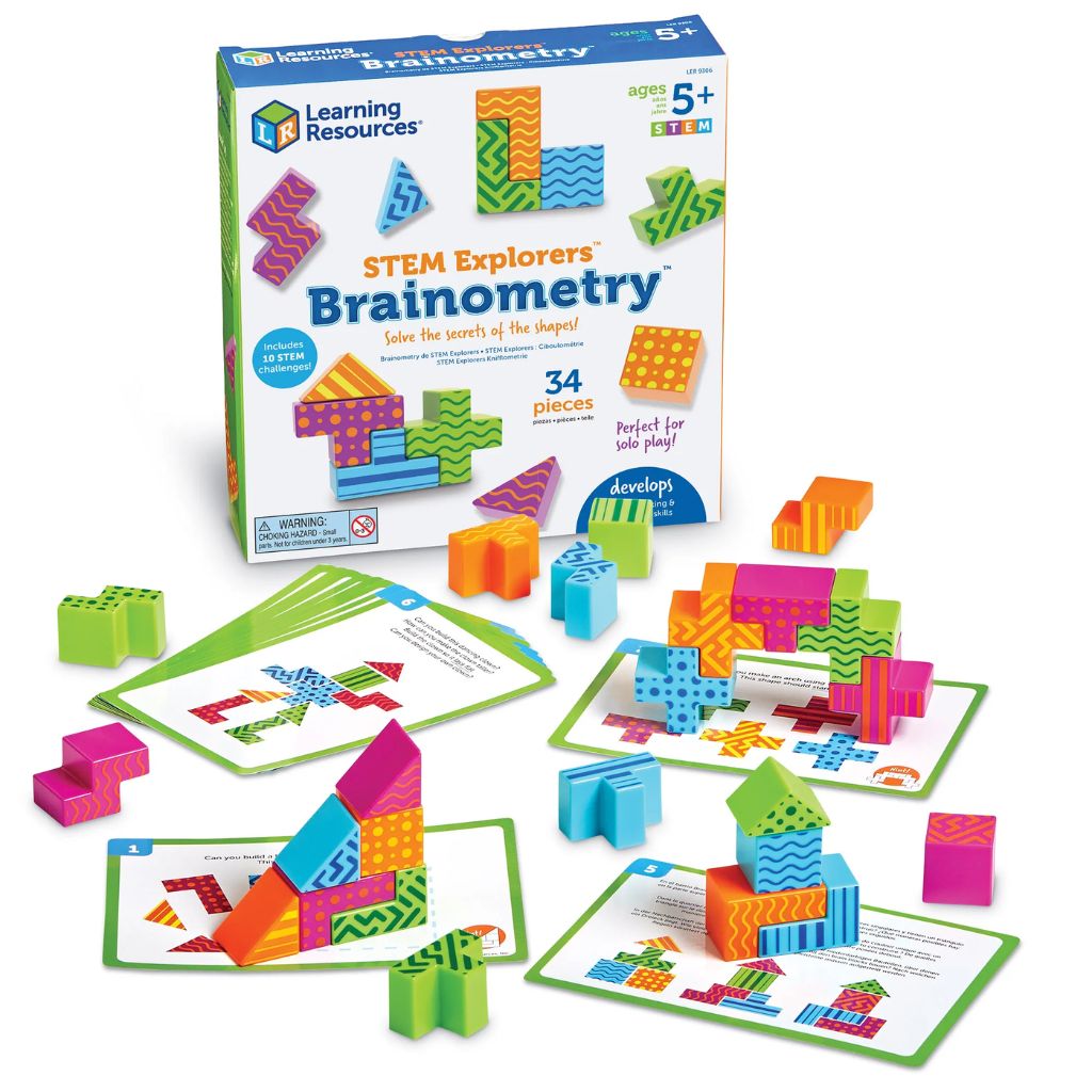 Brainometry STEM Explorers | Juego de Geometría 3D Learning Resources